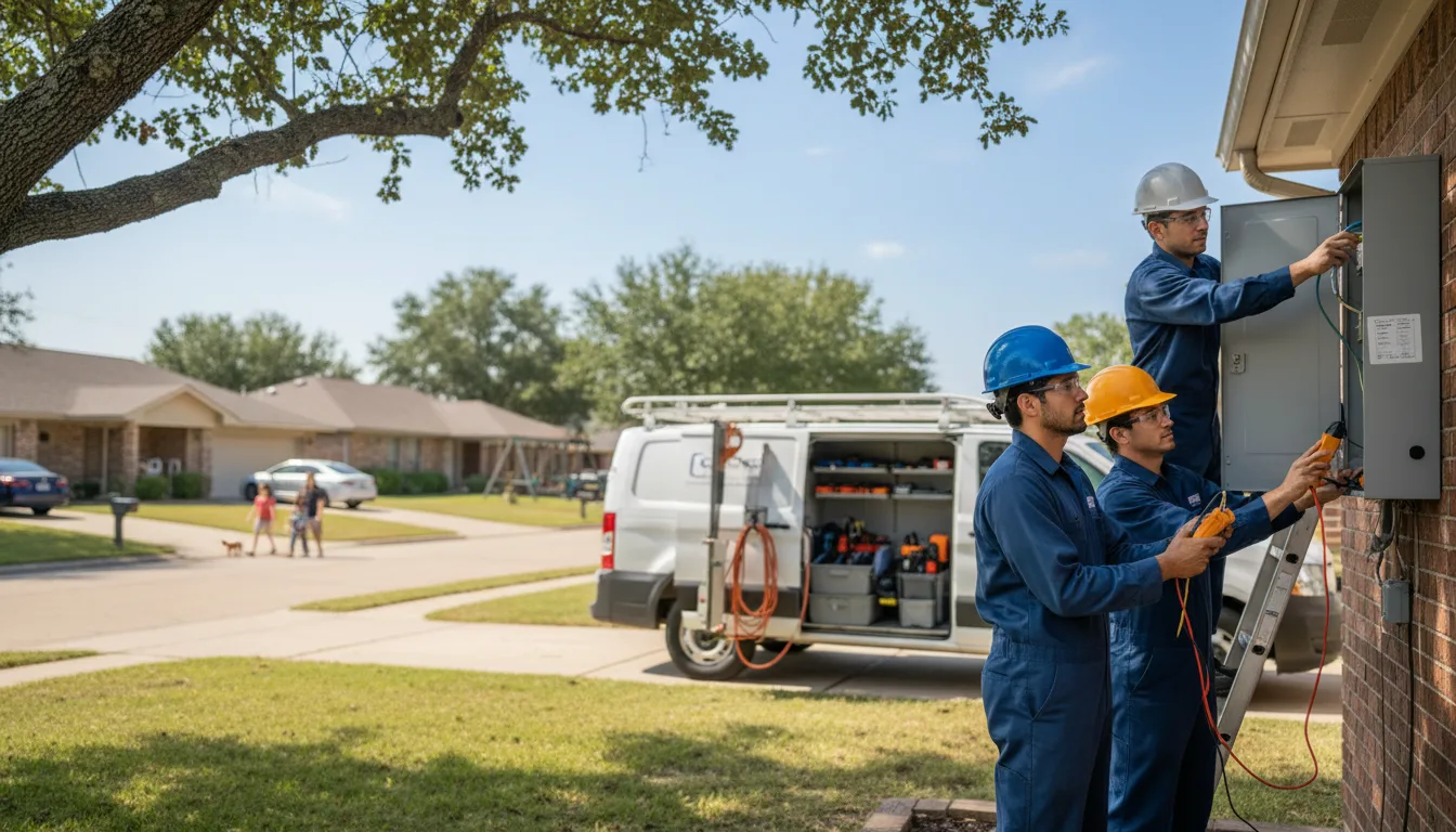 Certified electrician providing emergency electrical services in Cowarts, AL